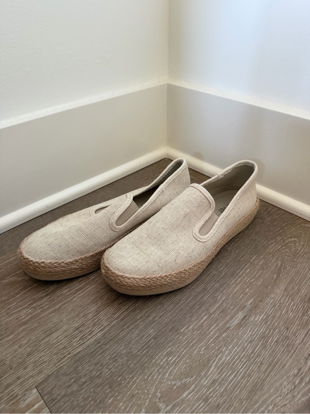adidas Neutral Beige Slip-On Espadrilles